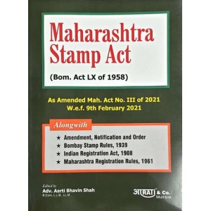 Aarti & Company's Maharashtra Stamp Act, 1958 by Adv. Aarti Bhavin Shah